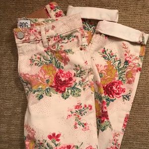 Mom high waisted floral pants